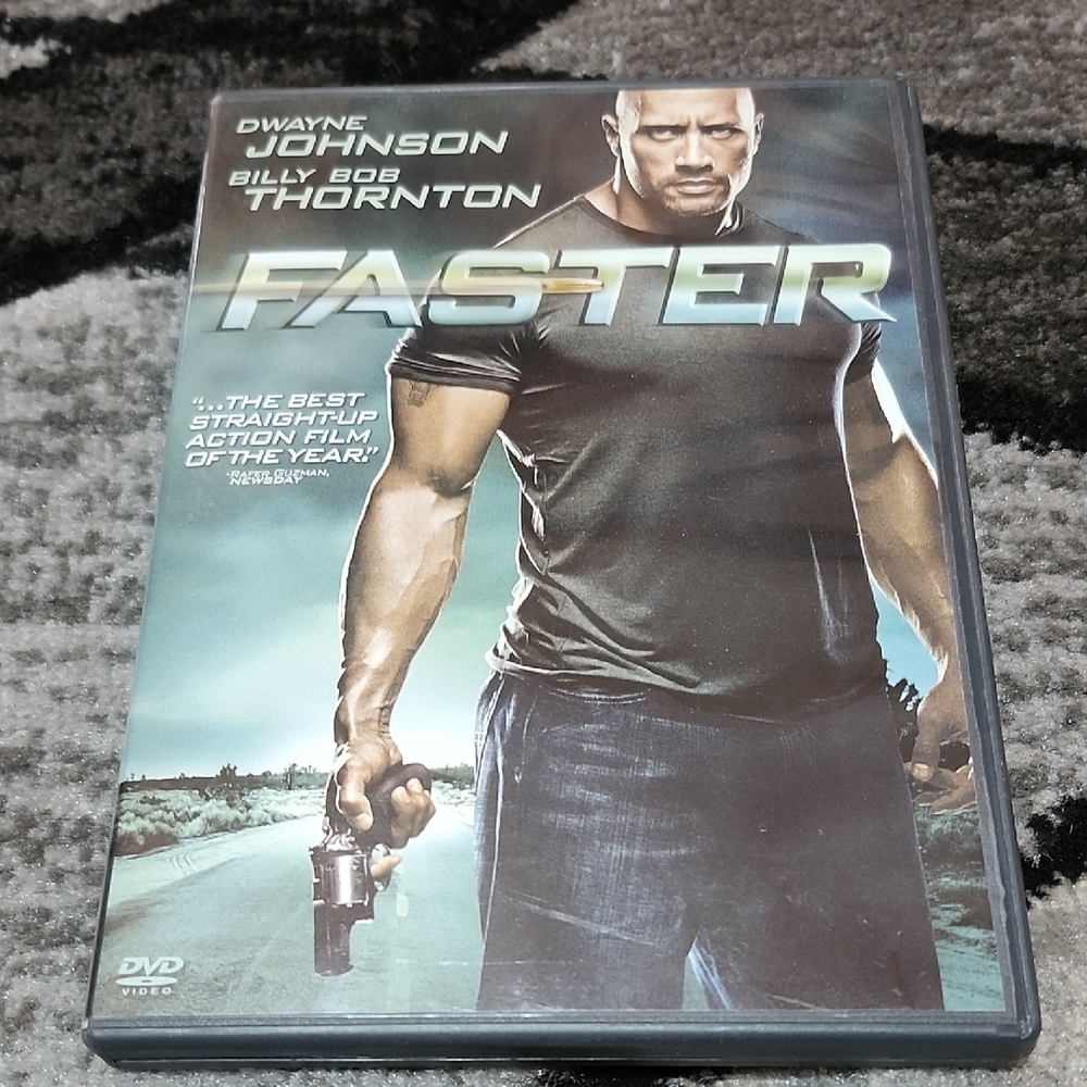 FASTER DVD 2010 ACTION DWAYNE JOHNSON BILLY BOB THORNTON